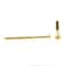 Prime-Line Wood Screw, Flat Head, Phillips Drive No. 10 X 2-1/2in Solid Brass 50PK 9035871 - alternate 3